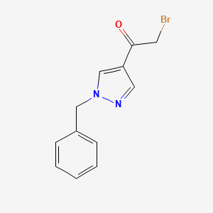 1-(1-Benzyl-4-pyrazolyl)-2-bromoethanone