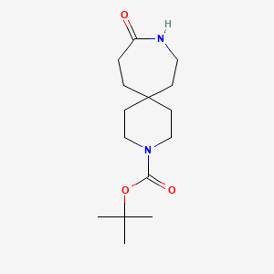 Tert-butyl 10-oxo-3,9-diazaspiro[5.6]dodecane-3-carboxylate