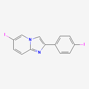 6-Iodo-2-(4-iodophenyl)imidazo[1,2-a]pyridine