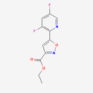 Ethyl 5-(3,5-Difluoro-2-pyridyl)isoxazole-3-carboxylate