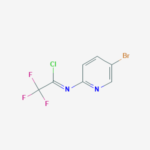 N-(5-Bromo-2-pyridyl)-2,2,2-trifluoroacetimidoyl Chloride