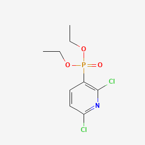 molecular formula C9H12Cl2NO3P B13687885 Diethyl (2,6-Dichloro-3-pyridyl)phosphonate 