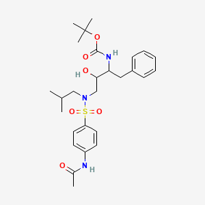 N-[4-[N-[(2R,3R)-3-(Boc-amino)-2-hydroxy-4-phenylbutyl]-N-isobutylsulfamoyl]phenyl]acetamide