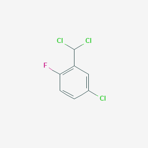 4-Chloro-2-(dichloromethyl)-1-fluorobenzene