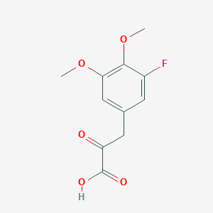 3-(3-Fluoro-4,5-dimethoxyphenyl)-2-oxopropanoic acid