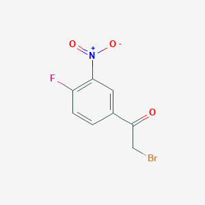 2-Bromo-1-(4-fluoro-3-nitrophenyl)ethanone