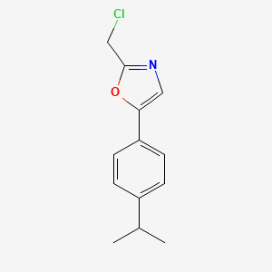 2-(Chloromethyl)-5-(4-isopropylphenyl)oxazole