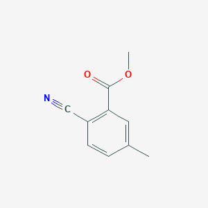 molecular formula C10H9NO2 B1368805 methyl 2-cyano-5-methylbenzoate CAS No. 127510-94-5