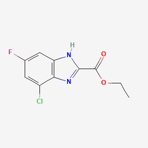 Ethyl 4-Chloro-6-fluorobenzimidazole-2-carboxylate