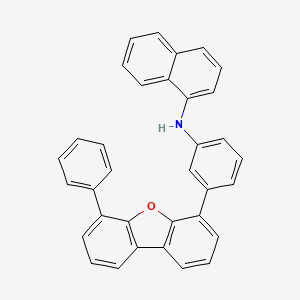 N-[3-(6-Phenyldibenzo[b,d]furan-4-yl)phenyl]naphthalen-1-amine