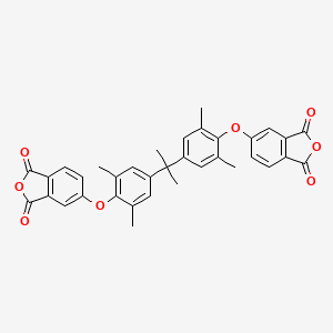 5-[4-[2-[4-[(1,3-Dioxo-2-benzofuran-5-yl)oxy]-3,5-dimethylphenyl]propan-2-yl]-2,6-dimethylphenoxy]-2-benzofuran-1,3-dione