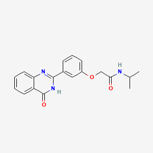 N-Isopropyl-2-(3-(4-oxo-3,4-dihydroquinazolin-2-yl)phenoxy)acetamide