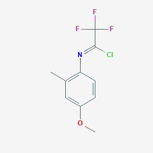 2,2,2-Trifluoro-N-(4-methoxy-2-methylphenyl)acetimidoyl Chloride