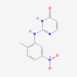 2-(2-Methyl-5-nitrophenylamino)pyrimidin-4-ol