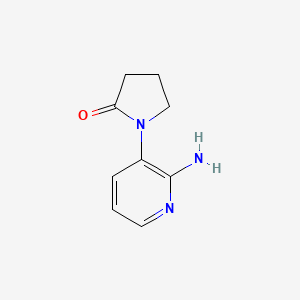 1-(2-Aminopyridin-3-yl)pyrrolidin-2-one