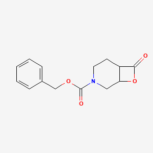 molecular formula C14H15NO4 B13688340 (1R,6R)-3-Cbz-8-oxa-3-azabicyclo[4.2.0]octan-7-one 