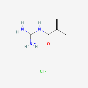 molecular formula C5H10ClN3O B13688420 Amino(methacrylamido)methaniminium Chloride 