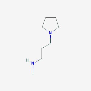 molecular formula C8H18N2 B1368846 N-甲基-3-(吡咯烷-1-基)丙-1-胺 CAS No. 99114-68-8