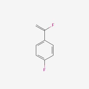 molecular formula C8H6F2 B1368848 1-氟-4-(1-氟乙烯基)苯 CAS No. 133367-99-4