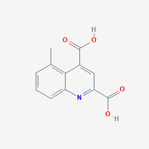 molecular formula C12H9NO4 B13688483 5-Methylquinoline-2,4-dicarboxylic acid CAS No. 1584652-44-7