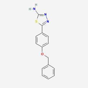 2-Amino-5-[4-(benzyloxy)phenyl]-1,3,4-thiadiazole