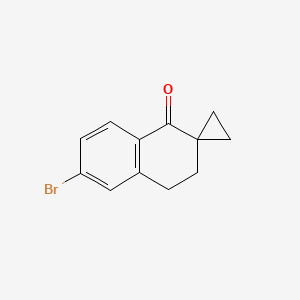 6-bromospiro[3,4-dihydronaphthalene-2,1'-cyclopropane]-1-one