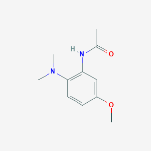 molecular formula C11H16N2O2 B13688513 N-(2-Dimethylamino-5-methoxyphenyl)acetamide 