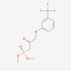 B1368852 Dimethyl (2-oxo-3-(3-(trifluoromethyl)phenoxy)propyl)phosphonate CAS No. 54094-19-8