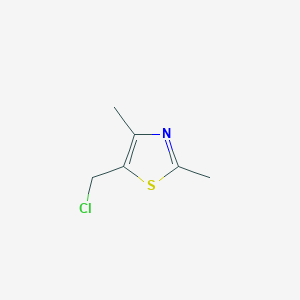 molecular formula C6H8ClNS B1368857 5-(氯甲基)-2,4-二甲基-1,3-噻唑 CAS No. 98134-35-1