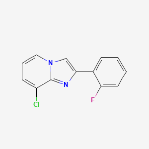 8-Chloro-2-(2-fluorophenyl)imidazo[1,2-a]pyridine