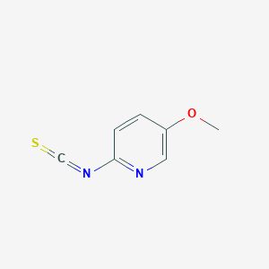 molecular formula C7H6N2OS B13688620 2-Isothiocyanato-5-methoxypyridine CAS No. 61737-24-4