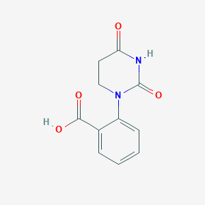 molecular formula C11H10N2O4 B1368864 2-(2,4-二氧代四氢嘧啶-1(2H)-基)苯甲酸 CAS No. 148673-97-6