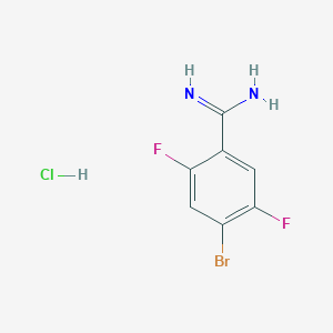 4-Bromo-2,5-difluorobenzimidamide Hydrochloride