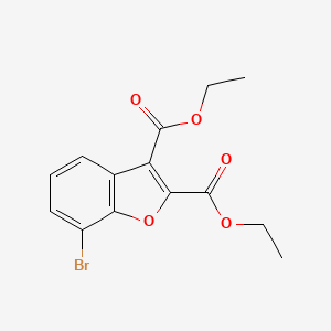 molecular formula C14H13BrO5 B13688729 Diethyl 7-Bromobenzofuran-2,3-dicarboxylate 