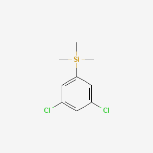 molecular formula C9H12Cl2Si B13688733 (3,5-Dichlorophenyl)trimethylsilane 