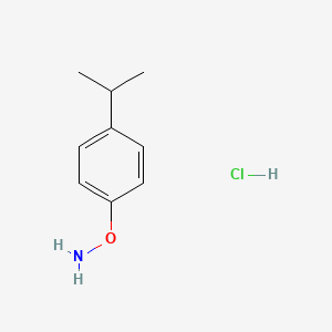 molecular formula C9H14ClNO B13688736 O-(4-Isopropylphenyl)hydroxylamine Hydrochloride 