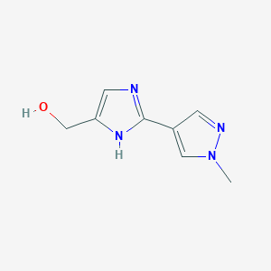 2-(1-Methyl-4-pyrazolyl)imidazole-5-methanol