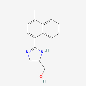 2-(4-Methyl-1-naphthyl)imidazole-5-methanol