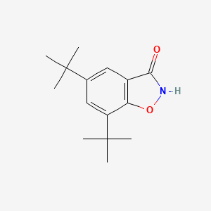 molecular formula C15H21NO2 B13688853 5,7-Di-tert-butylbenzisoxazol-3(2H)-one 