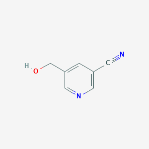 molecular formula C7H6N2O B136889 5-(Hydroxymethyl)nicotinonitrile CAS No. 135124-71-9