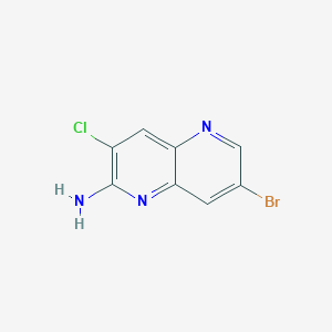 7-Bromo-3-chloro-1,5-naphthyridin-2-amine