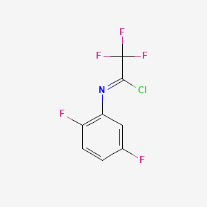 N-(2,5-Difluorophenyl)-2,2,2-trifluoroacetimidoyl Chloride