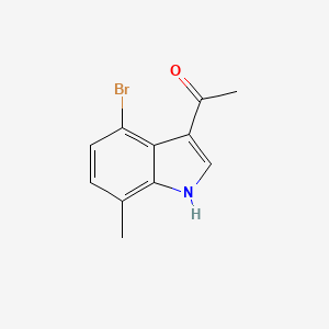 3-Acetyl-4-bromo-7-methylindole