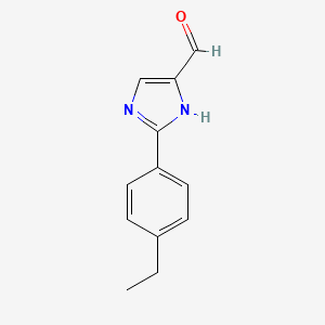 2-(4-ethylphenyl)-1H-imidazole-5-carbaldehyde