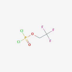 molecular formula C2H2Cl2F3O2P B13689049 2,2,2-Trifluoroethyl phosphorodichloridate 