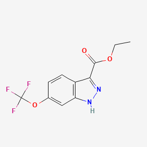 Ethyl 6-(trifluoromethoxy)-1H-indazole-3-carboxylate