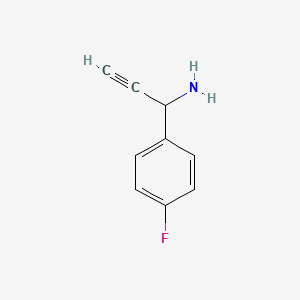 1-(4-Fluorophenyl)prop-2-yn-1-amine