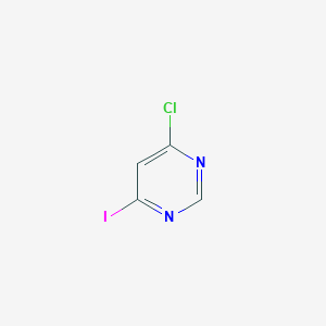 molecular formula C4H2ClIN2 B1368910 4-氯-6-碘嘧啶 CAS No. 258506-74-0