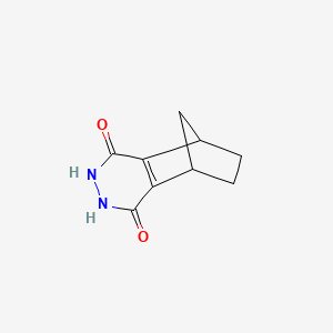 molecular formula C9H10N2O2 B13689130 2,3,5,6,7,8-Hexahydro-5,8-methanophthalazine-1,4-dione 