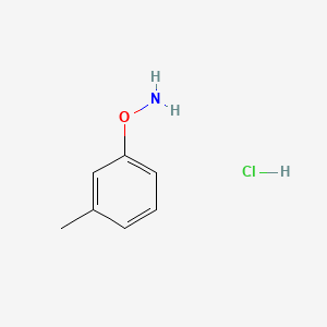 molecular formula C7H10ClNO B13689149 O-(m-Tolyl)hydroxylamine Hydrochloride 